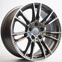 R18x9.0J 5X120 ET38 CB-72.6 Grey Face Machined