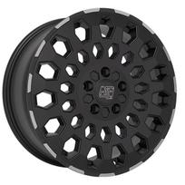 R18x8J 5X112 ET48 CB-66.6 Matt Black Lip Polished