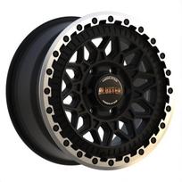 R18x8J 5X120 ET41 CB-72.6 Matt Black Machined Lip