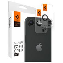 Spigen Optik Pro Glas.TR "EZ FIT" Camera Protector, 2-pack for iPhone 16e, black