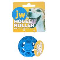JW Hol-ee Roller Mini elastingos gumos žaislas šunims ir katėms - Produkto Spalva Mėlyna