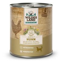 WILDES LAND Classic Adult Chicken with Carrot konservai šunims su vištiena ir morkomis, 800 g