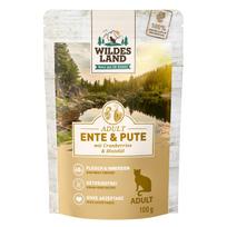 WILDES LAND duck&turkey begrūdžiai konservai katėms su antiena ir kalakutiena, 100 g