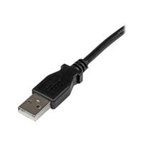 USB 2.0 Tipo A į USB Tipo B Kairio Kampo Laidas - STARTECH - 2m - Juodas
