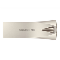 SAMSUNG BAR Plus USB Type-A 512GB 400MB/s read 110MB/s write USB 3.1 Flash Drive with Champagne Silver with key ring