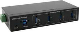 Exsys EXSYS EX-11224HMVS 4 prievadų metalinis USB 3.2 Gen 1 HUB su VIA VL811+ mikroschemų rinkiniu