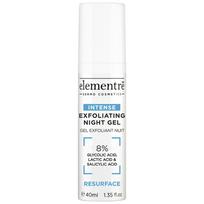 Elementre Dermo Cosmetics 8% Glycolic, Lactic & Salicylic Acids Intense Exfoliating Night Gel 40ml