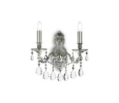 Ideal Lux - Krištolinis sieninis šviestuvas GIOCONDA 2xE14/40W/230V sidabras