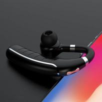 FC1 Business Bluetooth 5.0 ausinės belaidės ausinės ausinės su kabliuku ausinių triukšmo slopinimas laisvų rankų įranga su mikrofono balso transliacija sidabras/juoda