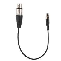 Mini XLR 3 kontaktų moteriška į XLR 3 kontaktų moteriška garso kabelis kameromsSLR standartinė mikrofono jungtis