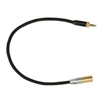 3,5 mm į Mini XLR kabelį su vidiniu sriegiu, paauksuotu 3 kontaktų stereo begarsio garso adapterio laidu