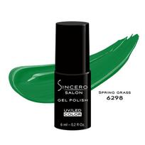 Gelinis nagų lakas "Sincero Salon", 6 ml, SPRING GRASS, 6298
