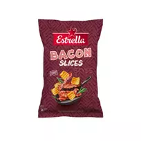 Traškus kvietinis užkandis šoninės skonio ESTRELLA BACON SLICES, 110 g