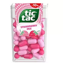 Saldainiai braškių mix TIC TAC, 54 g
