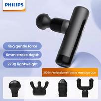 Philips Fascia masažo pistoletas PPM3105G Fascia masažo pistoletas Atpalaiduokite ir sumažinkite raumenų skausmą juoda
