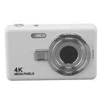 12MP 1080P skaitmeninė kamera 2,4 colių TFT ekranas 16x priartinantis automatinio fokusavimo kišeninis skaitmeninis fotoaparatas studentams balta
