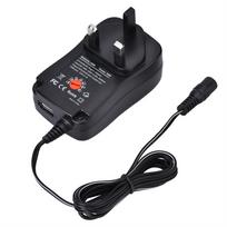 Universalus AC DC maitinimo adapteris 5V 2.1A USB prievadas 6 antgaliai 30W 3V4.5V5V6V7.5V9V12V UK PLUG