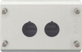 M22-I2 Surface mounting enclosure, 2 mounting locations, IP69K 216537 | 4015082165376