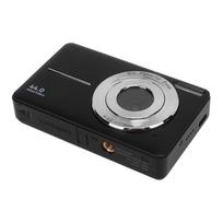 Skaitmeninis fotoaparatas paaugliams vaikams 44MP 1080P HD 16X skaitmeninis priartinimas automatinio fokusavimo kišeninis kompaktiškas fotoaparatas, skirtas UK PLUG juoda