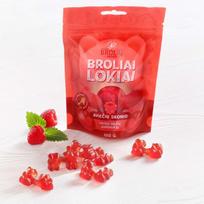 Aviečių skonio guminukai Brolių medus Broliai lokiai, 100 g