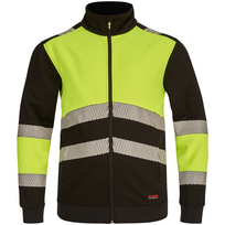 Džemperis DARVIN HI-VIS, juodas / geltonas
