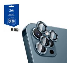 3MK Camera Lens Protector, Tempered Glass, for Apple iPhone 15 Pro, Black