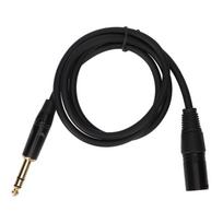 6,35 mm iki XLR kabelio kištukas iki kištukinis 3 kontaktų stereofoninis 14 colių iki XLR subalansuotas garsiakalbio mikrofono laidas 1m / 3.3ft