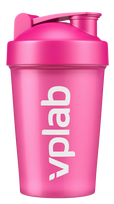 VPLAB Shaker with blender ball 500ml Pink plaktuvas, 1 vnt.