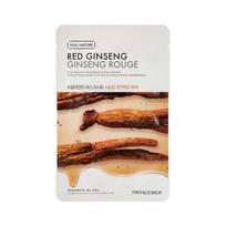 REAL NATURE FACE MASK WITH RED GINSENG EXTRACT  – veido kaukė su raudonojo ženšenio ekstraktu (20 g)
