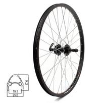 Galinis ratas J19SB 24", d-brake 6B, 32H, užsukamas žv. blok., QR