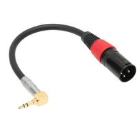 TRS Male į XLR Male Kabelis 90 Laipsnių Stereo Mikrofonas Pagalbinis Laidas Kompiuteriams MP3 DVD 1m 1m / 3.3ft