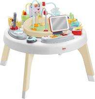 "Fisher-Price" HBM26 "2-in-1" namų biuro veiklos centras pramogai kūdikiams ir žaidimų stalas su muzika, šviesomis ir garsais, žaislas mažyliams