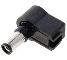Maitinimo kištukas DC 2.1/5.5 mm kabelinis 9.5mm kampinis lituojamas LUMBERG