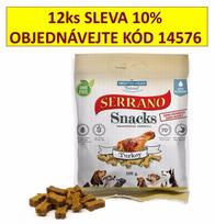 Serrano užkandis šuo kalakutiena 100 g, 12 vnt.