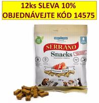Serrano užkandis šuo serrano kumpis 100 g, 12 vnt.