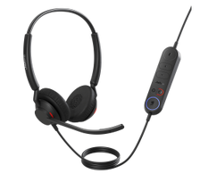 Jabra Engage 40 MS Stereo Inline Link Laidinės ausinės, USB-A, Juoda