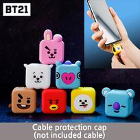 BTS BT21 oficialus {IPhone 8-pin/Galaxy Type-C/USB-C}Kabelio apsaugos dangtelis kabelio laikiklis KOYA