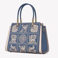 Luxury designer women's bag genuine leather bag from women's brand fashion handbags embroidered bag real leather bag