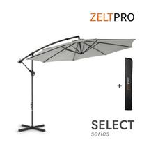 Pastatomas lauko skėtis su užvalkalu Select Light Grey