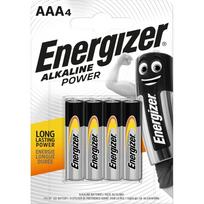 Energizer AAA Alkaline Batteries, LR03 E91, 4-pack blister pack