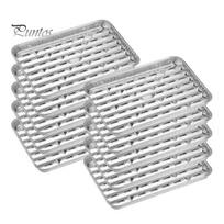 10/20 vnt. aliuminio folijos kepimo skardos, atsparios karščiui, briaunoti dugnai, daugiafunkcinės kepimo skardos 10pcs