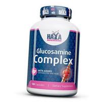 Gliukozamino Chondroitino MSM Kompleksas, Glucosamine Chondroitin & MSM Complex, Haya  120 kapsulių (03405007) 120caps