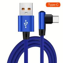 Greito įkrovimo USB C laidas, Mėlyna