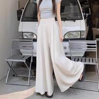 Women's High-Grade Ultra-Loose Wide-Leg Skirt Pants - Thin, Drapey, Floor-Length - Perfect for Spring, Summer, and Autumn Large abrikosas