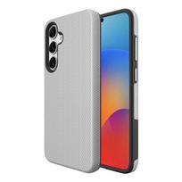 Dėklas Perfectionists Triangle Case Samsung S926 S24 Plus / S936 S25 Plus sidabrinis