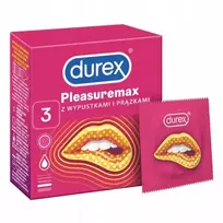 Prezervatyvai DUREX PLEASUREMAX