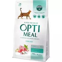 Sausas maistas sterelizuotoms katėms OPTIMEAL, 700 g
