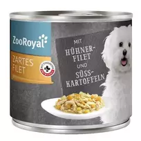Vištienos su daržovėmis konservas šunims, ZOOROYAL, 140 g
