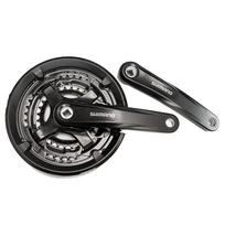 Priekinis žvaigždžių blokas Shimano TY701 // 3x6/7/8 pav., 48-38-28T, 170mm (juoda)