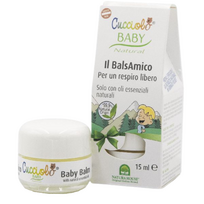 Natura House Cucciolo kūno balzamas kūdikiams su eukaliptų, rozmarinų ir pušų aliejais, 15ml